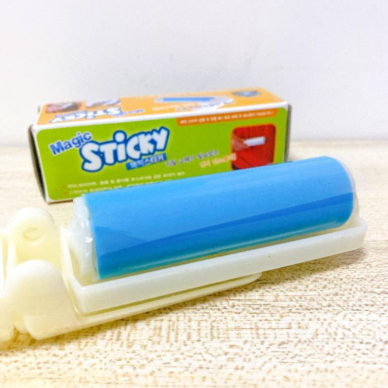 韓國 Magic Sticky 可水洗 環保 便攜 迷你 黏毛滾筒, 傢俬＆家居, 家居清潔及護理用品, 清潔工具 - Carousell