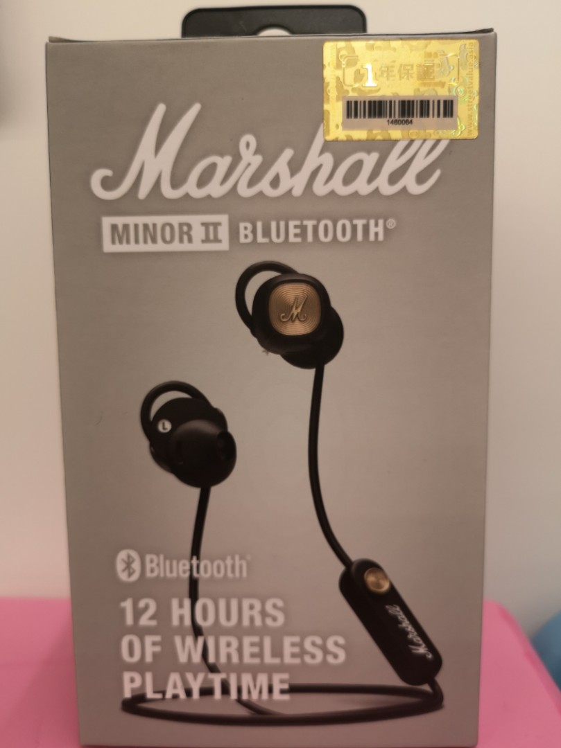 全新現貨未開封Marshall Minor II Minor 2 真無線藍芽耳筒Wireless