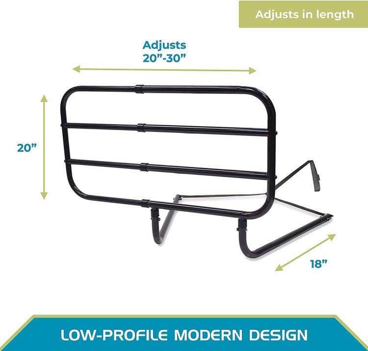 Able Life Bedside Extend A Rail (Category: Rehabilitative Devices) located in Pasay City. Submitted by ayinong168 (Listing ID 1130096278, Image 2). Description: Item Name: ABLE LIFE Bedside Extend-A-Rail Description: -Adjustable senior bed safety rail and bedside standing assist grab bar -Easily adjust the Extend-A-Rail in length from 20 to 30 inches with the push of a button -Safely supporting up to 300 pounds -For use with most traditional and 