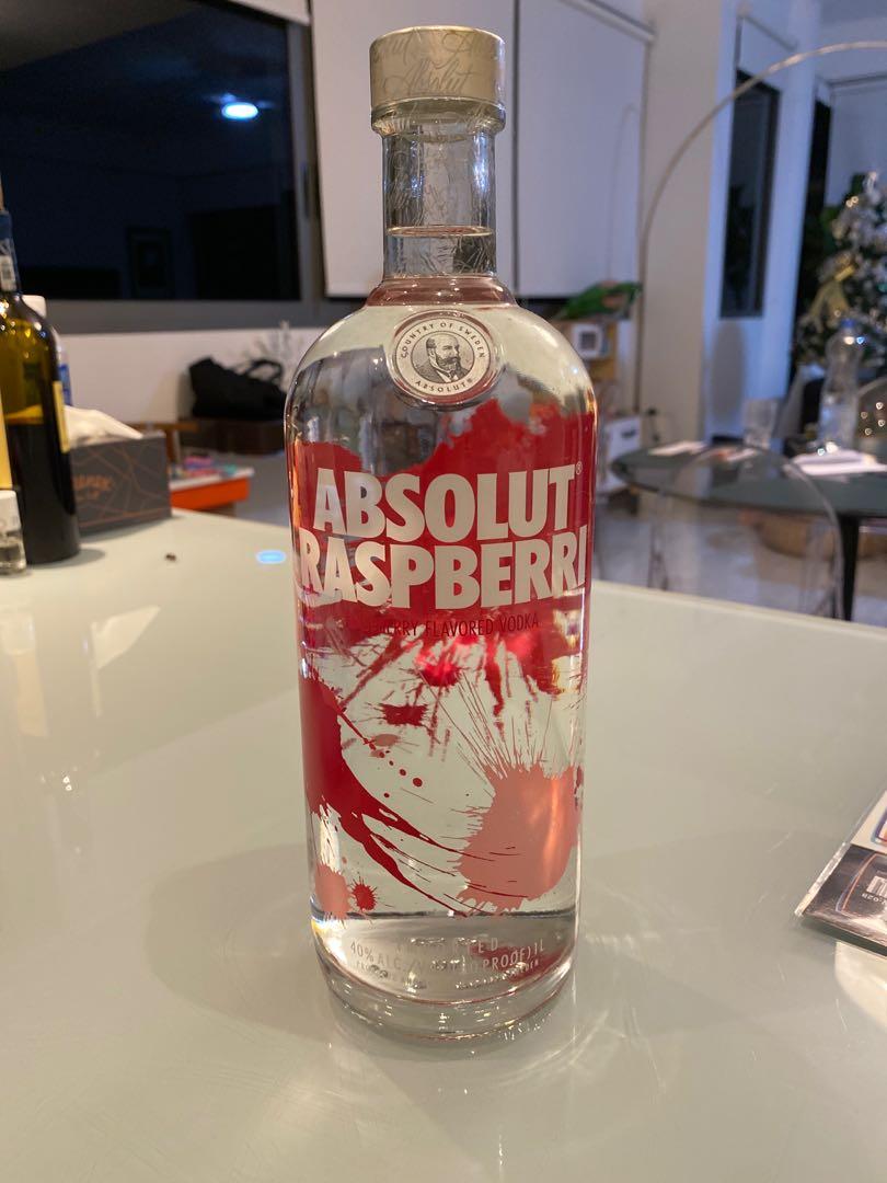 Absolute Raspberry (Category: Alcoholic Beverages) located in Singapore. Submitted by gorgeouscupcake (Listing ID 1130207798, Image 1). Description: Sealed Pick up at Vivo .