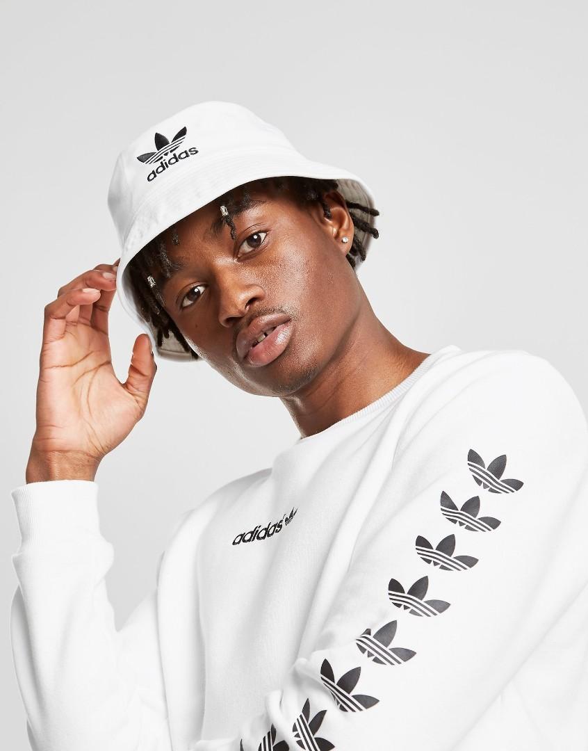 Adidas bucket hot sale hat white