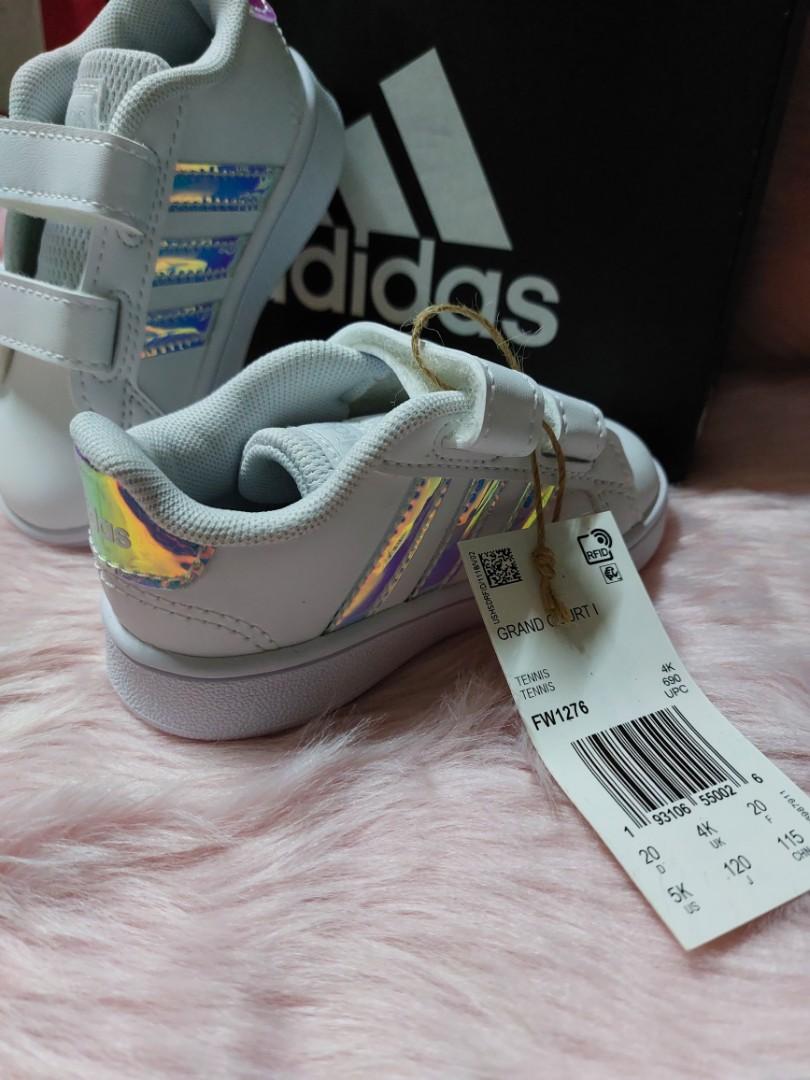 Adidas Grand Court, Babies \u0026 Kids, Babies \u0026 Kids Fashion on Carousell