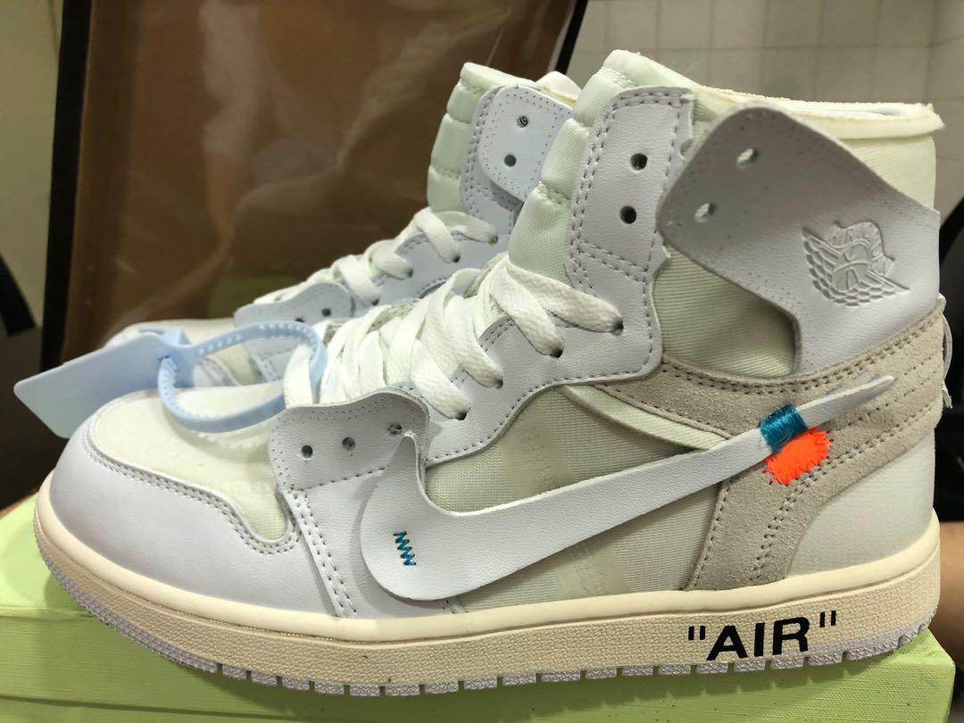 Air jordan 1 store x off white price