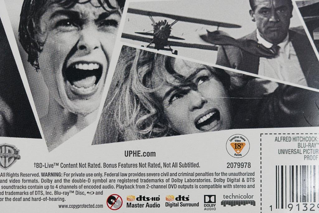 Alfred Hitchcock The Ultimate 15Movie Collection Bluray, Hobbies