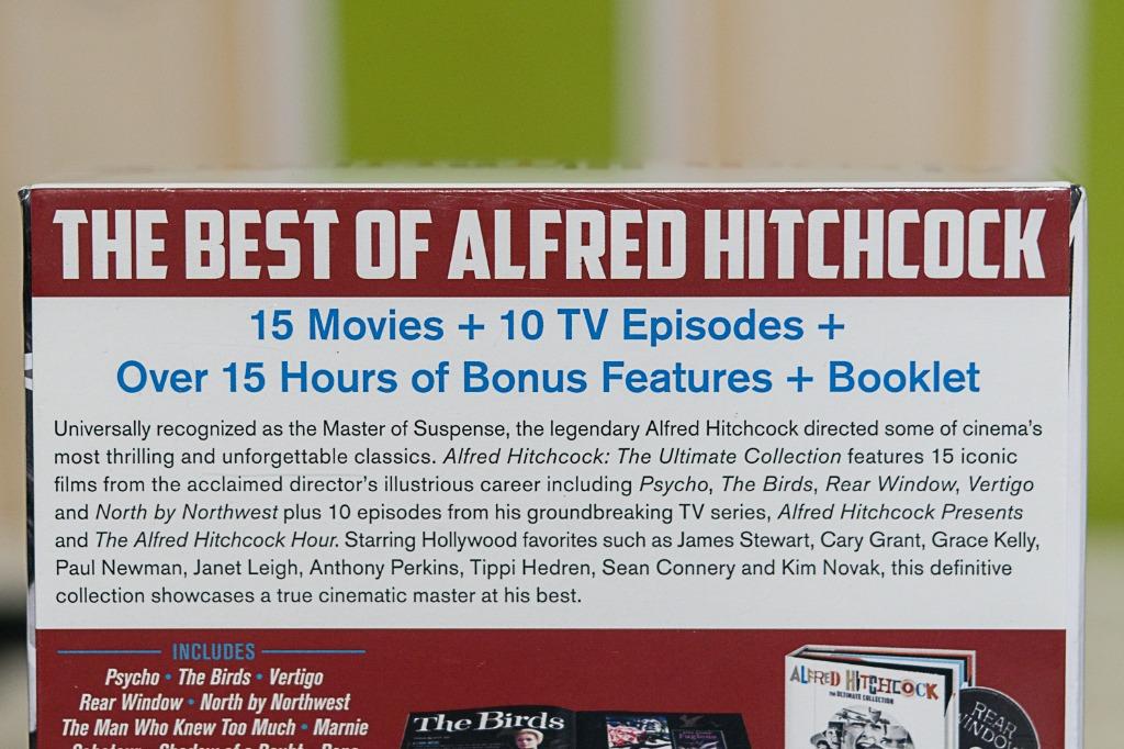 Alfred Hitchcock The Ultimate 15Movie Collection Bluray, Hobbies