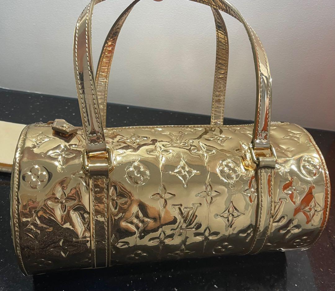 LOUIS VUITTON LV Limited Edition Gold Monogram Miroir Mirror Papillon Bag,  Luxury, Bags & Wallets on Carousell