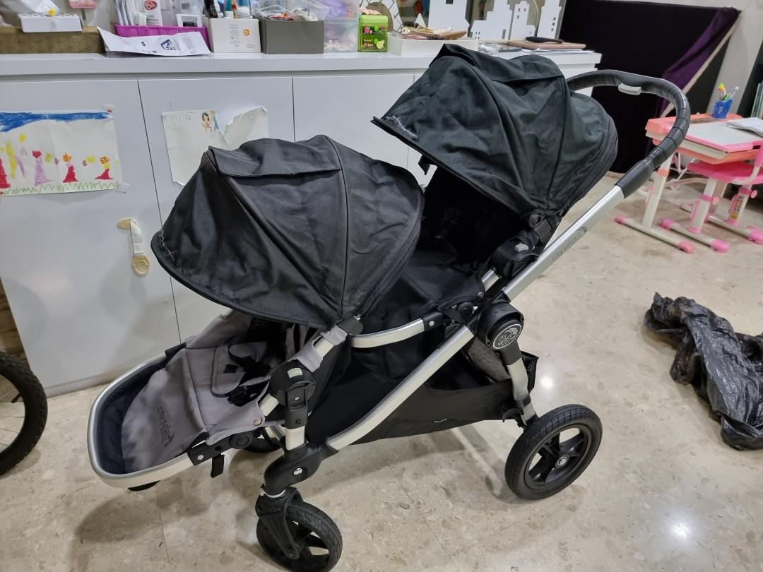 Baby Jogger Double Seats with Standing Board Babies Kids Going Out Strollers on Carousell