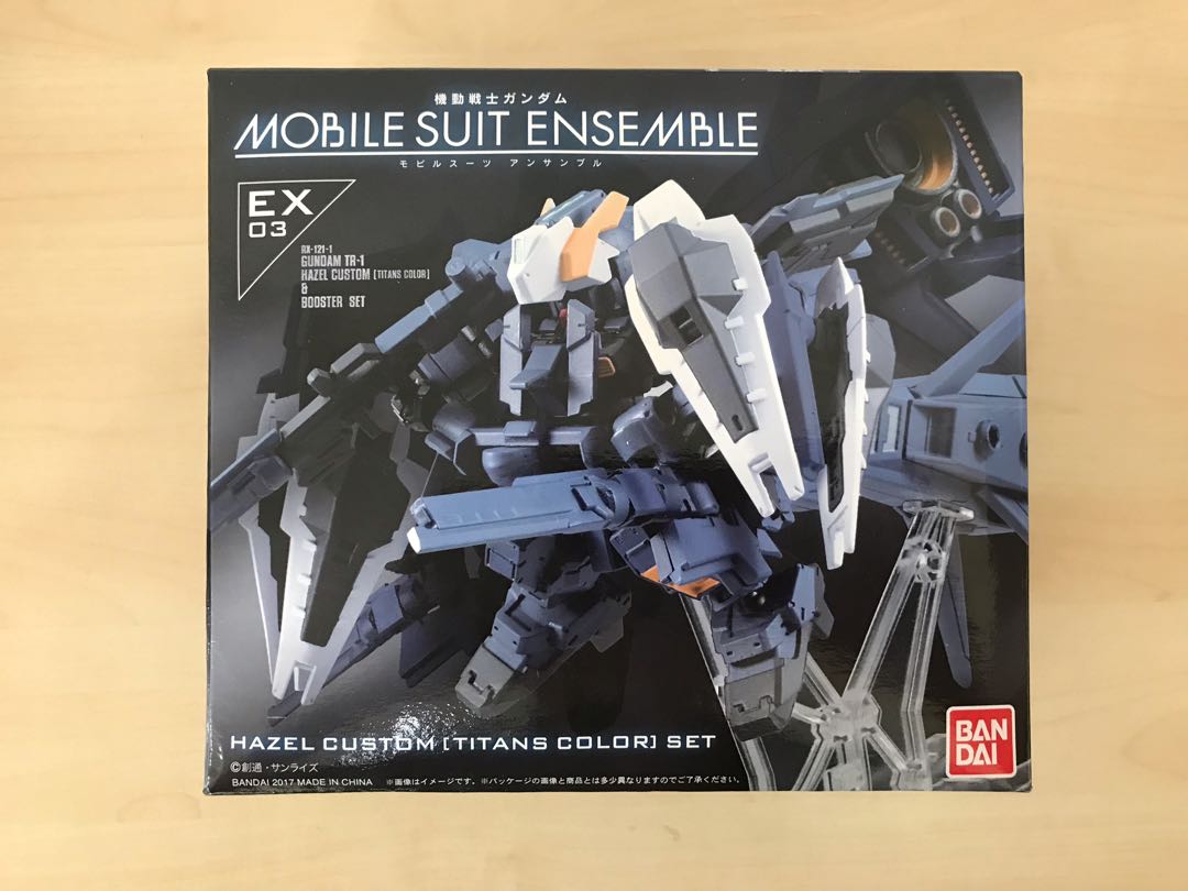 Bandai Mobile Suit Gundam Ensemble Ex03 Hazel Custom Titans Color Set Hobbies Toys Toys Games On Carousell