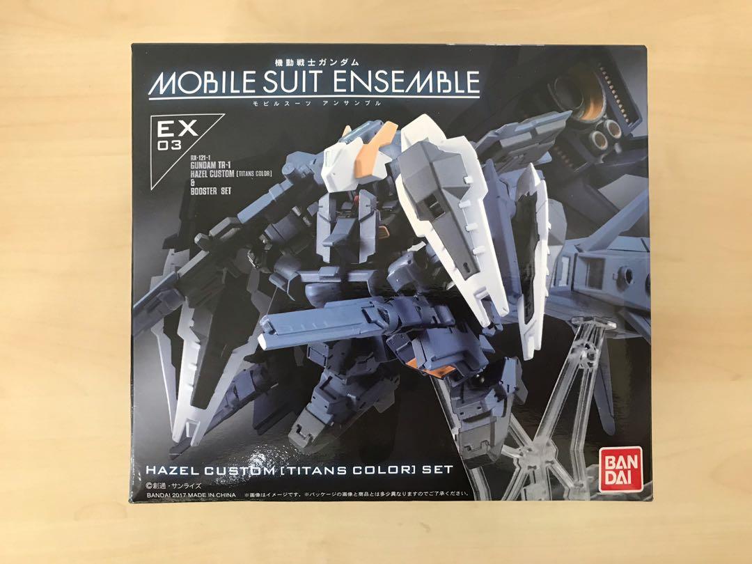 Bandai Mobile Suit Gundam Ensemble Ex03 Hazel Custom Titans Color Set Hobbies Toys Toys Games On Carousell
