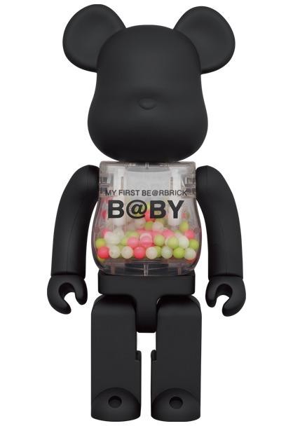 Bearbrick 1000% - MY FIRST BE@RBRICK B@BY Baby Matt Black, 興趣及