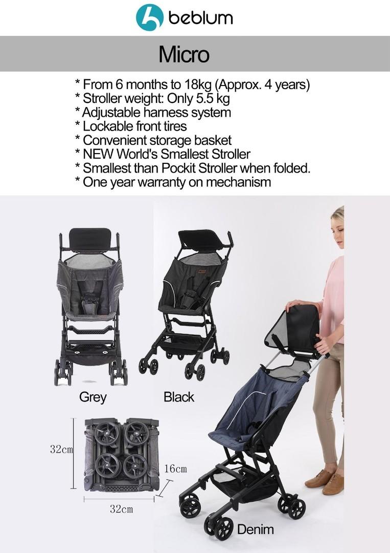 Beblum micro stroller review top