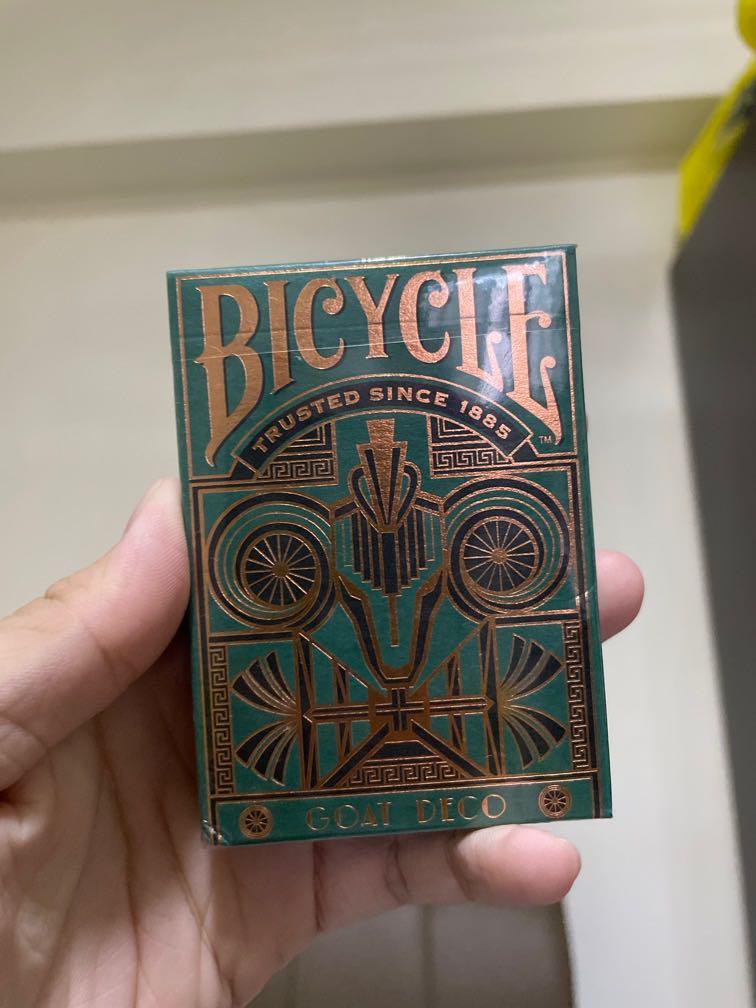 Bicycle Goat deco playing cards Hobbies Toys Toys Games on