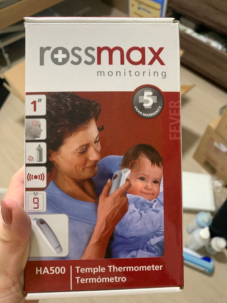 BNIB Rossmax Thermometer contactless forehead temple temperature taking