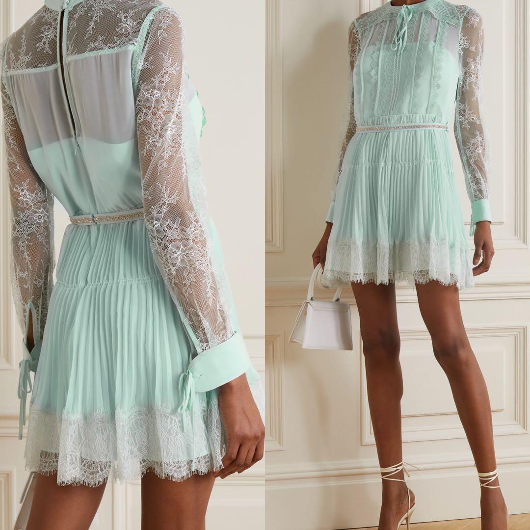 Chiffon top and lace