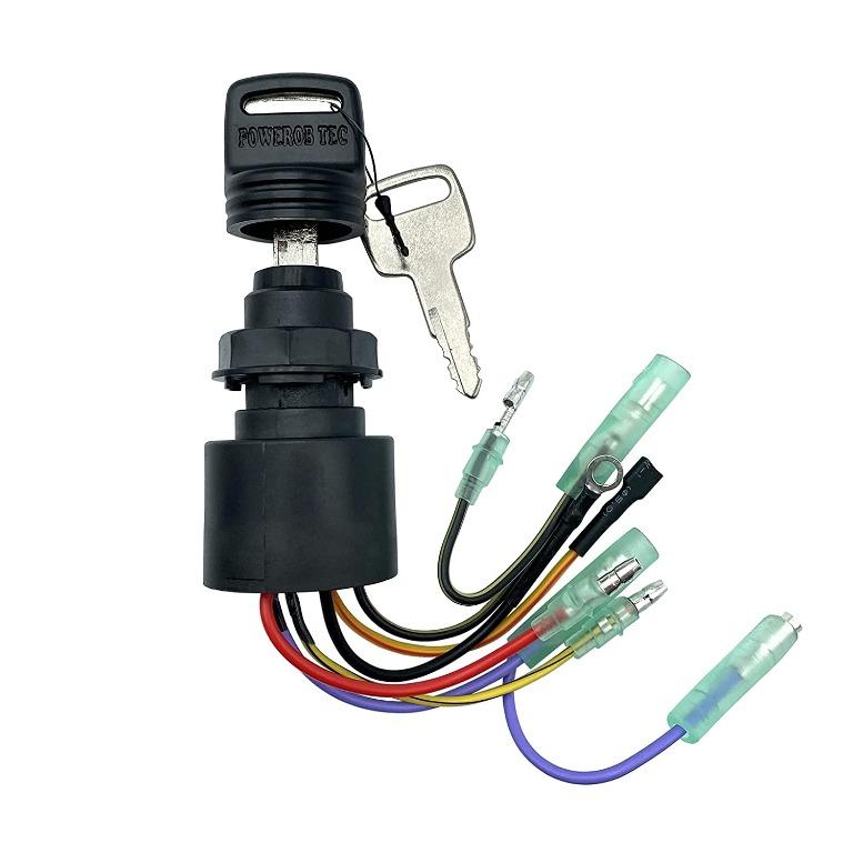 Boat Ignition Switch with Key Replacement for Mercury Mariner Outboard
