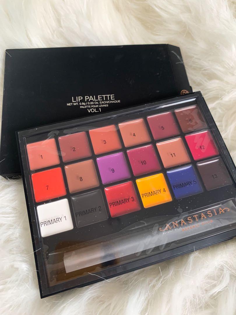 Brand New Anastasia Lip Palette Vol 1, Beauty & Personal Care, Face