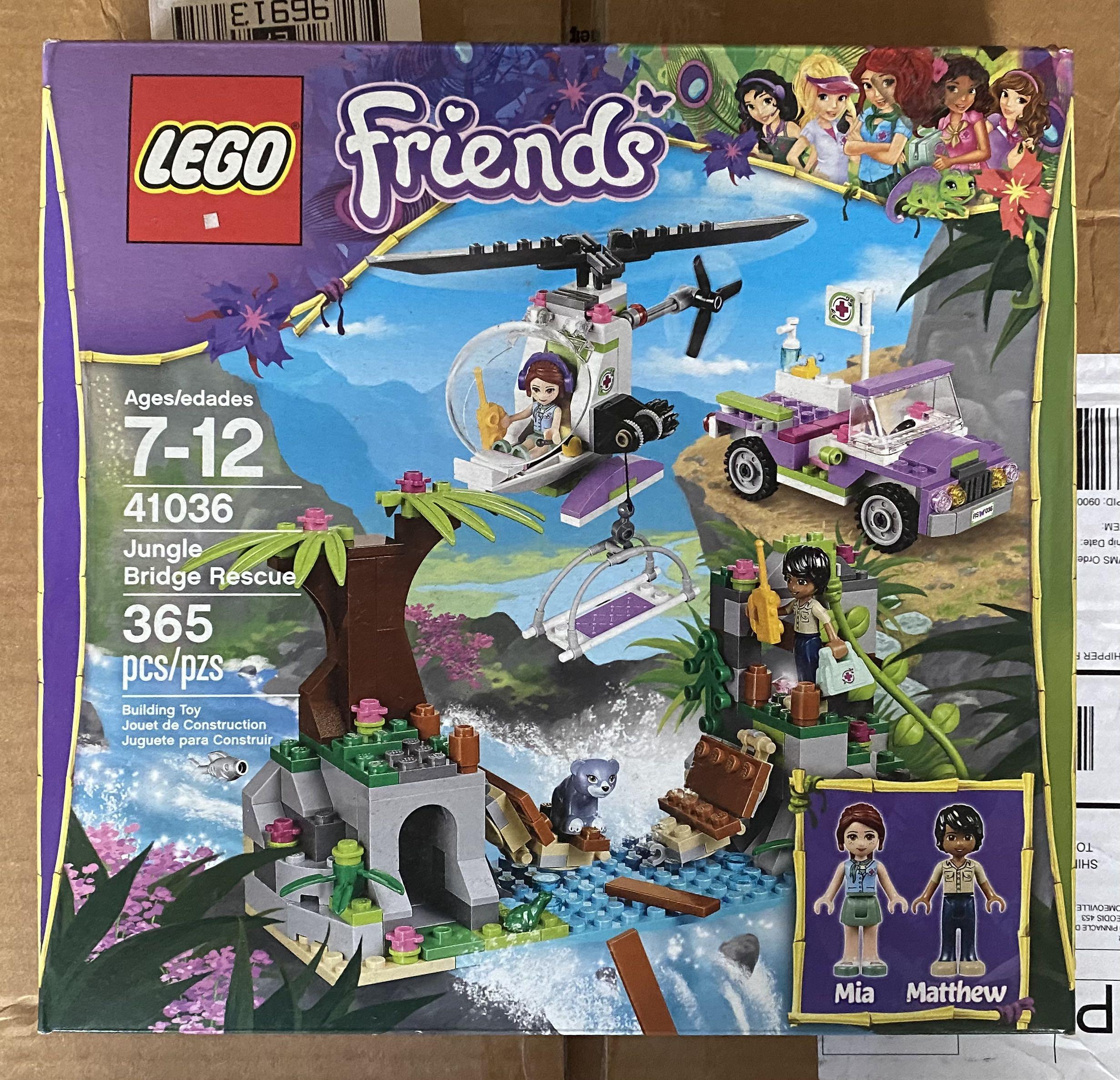 Brand New Sealed Box Lego Friends Jungle Bridge Rescue 41036 365 pcs Hobbies Toys Toys Games on Carousell
