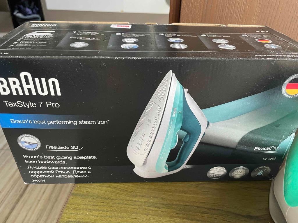 Braun SI 7042 TexStyle 7 Pro Steam Iron, TV & Home Appliances, Irons ...