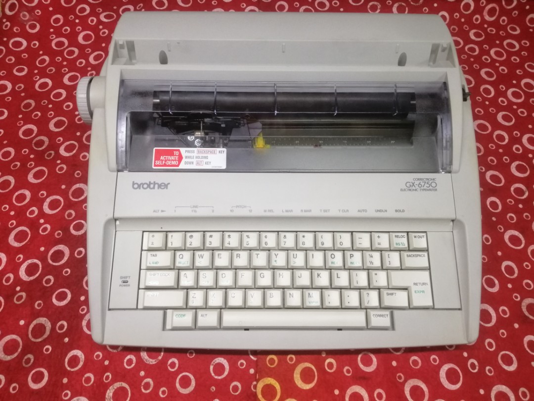 Brother electronic typewriter, Computers & Tech, Office & Business Technology on Carousell