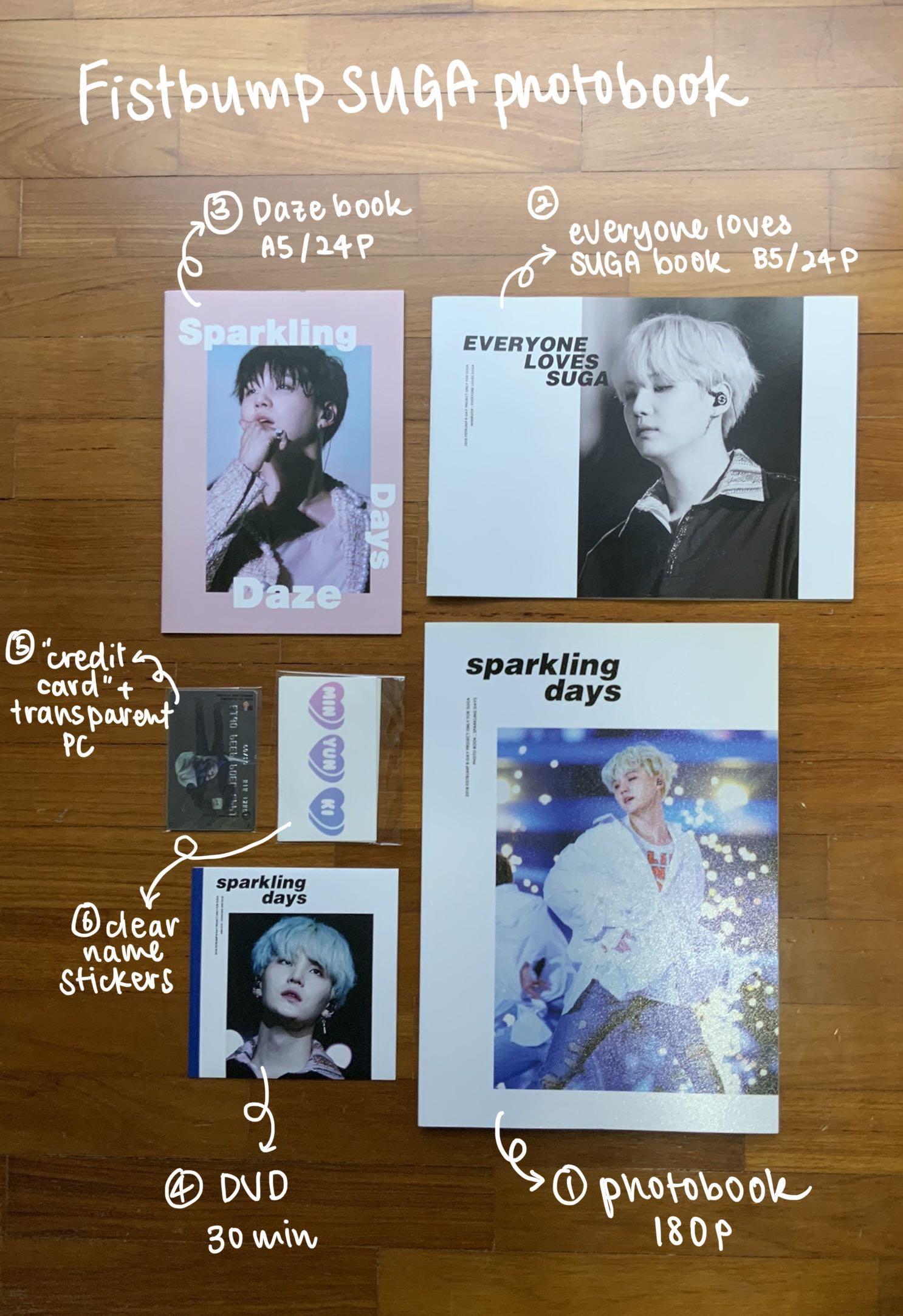 BTS SUGA sparkling days フォトブック