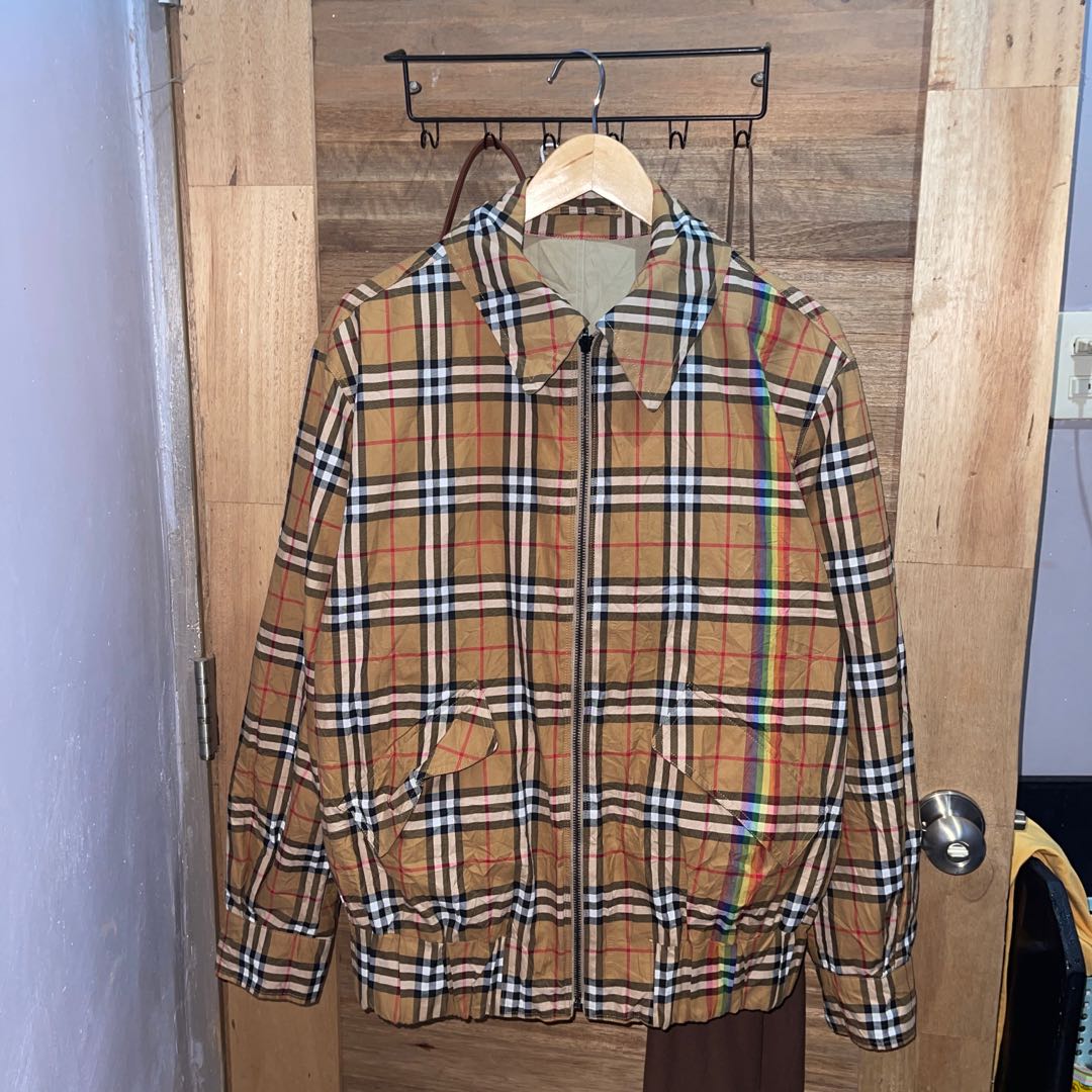 Burberry reversible plaid, Men's Fashion, Coats, Jackets and Outerwear on  Carousell
