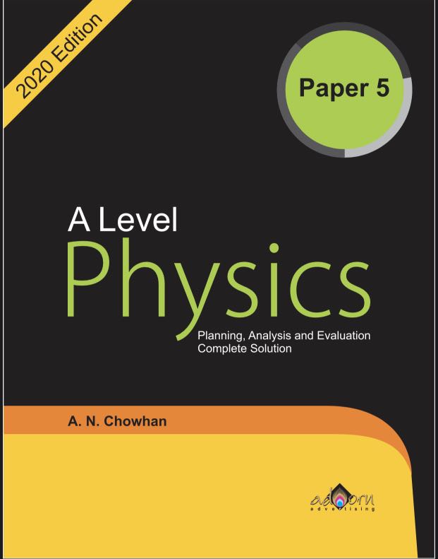 Caie a level physics 9702 paper 5 notes and worked solution hobbies