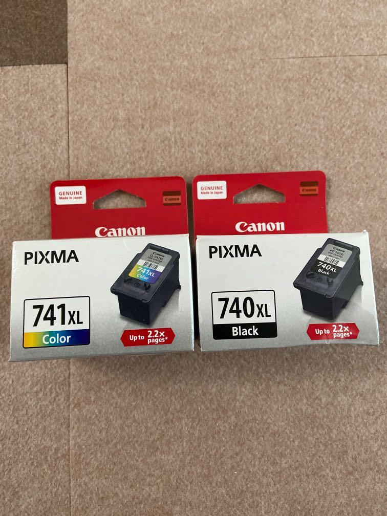 全新未開封Canon 墨盒（彩色、黑白）, 電腦＆科技, 打印機及影印機