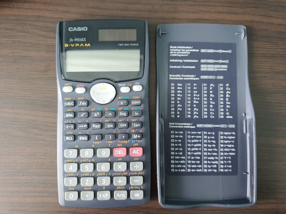 Casio fx 991MS scientific calculator Hobbies Toys Stationery Craft Stationery School Supplies on Carousell