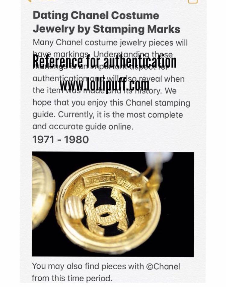 Examples of Fake Chanel Jewelry Stamping - Lollipuff