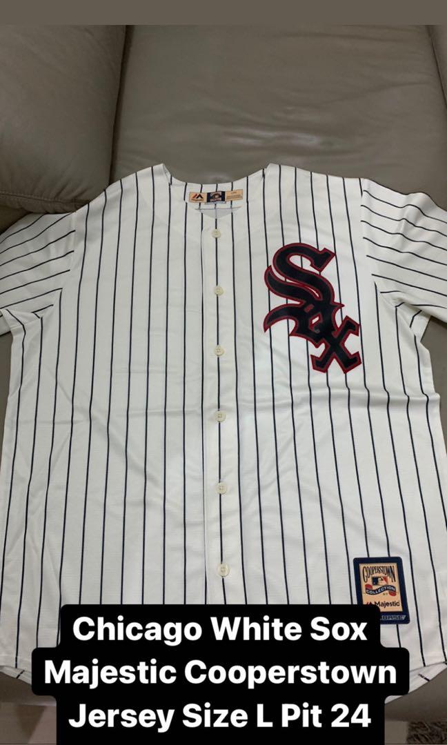 Chicago white sox majestic men's MLB Cooperstown Jersey L