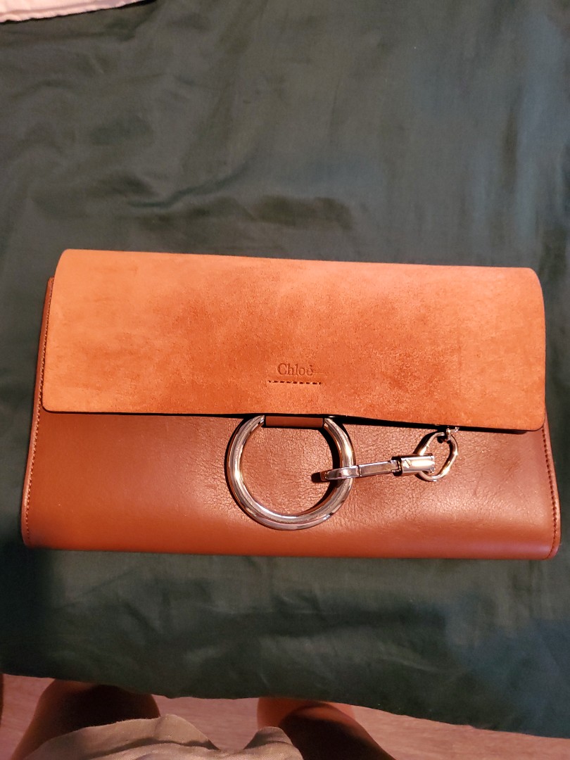 Chloe faye discount clutch bag