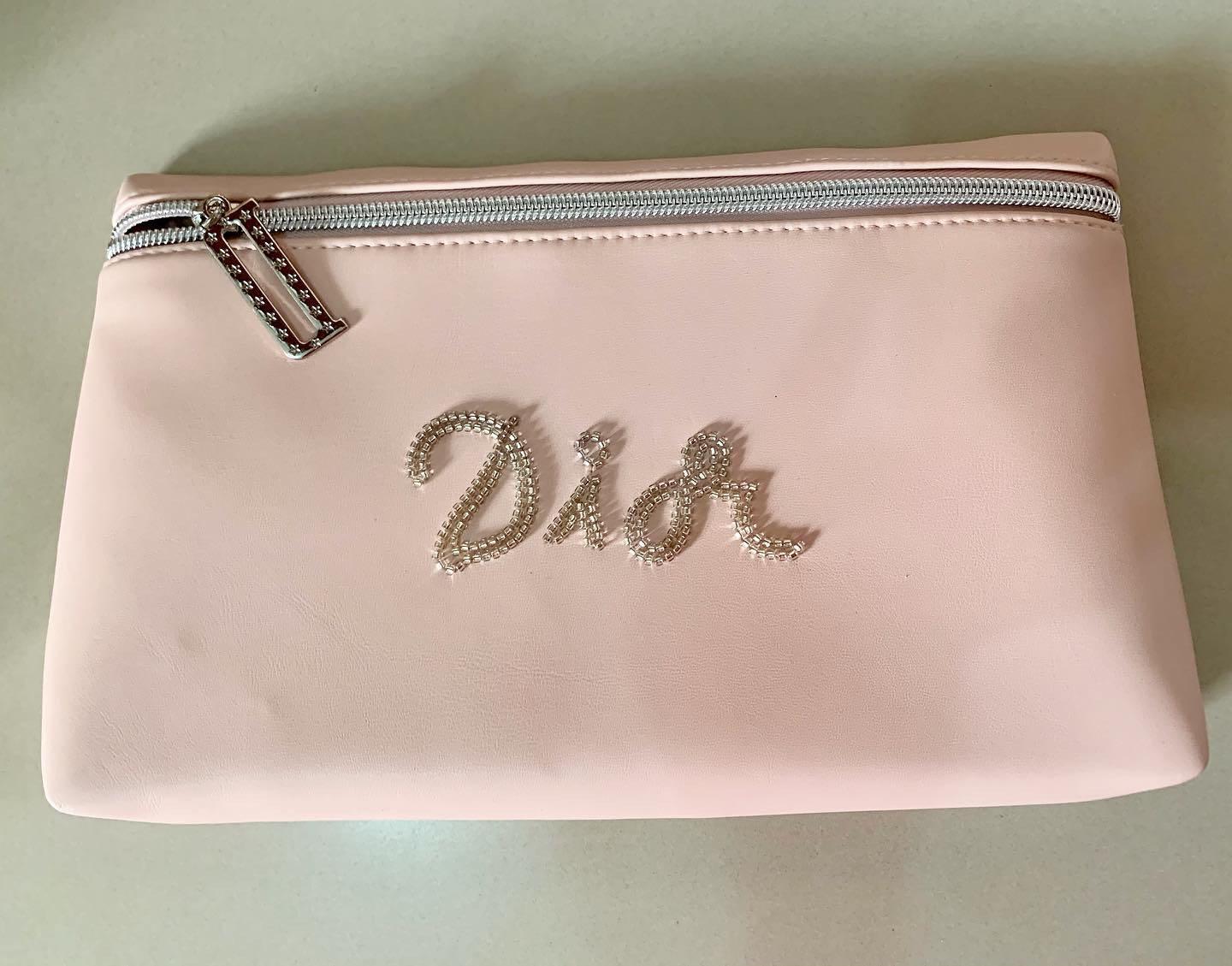 dior trousse pouch pink