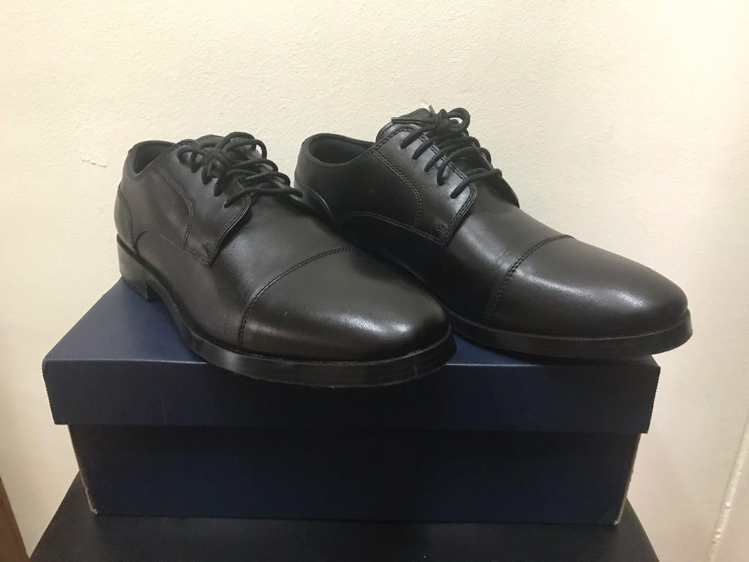Mens black dress clearance shoes cole haan