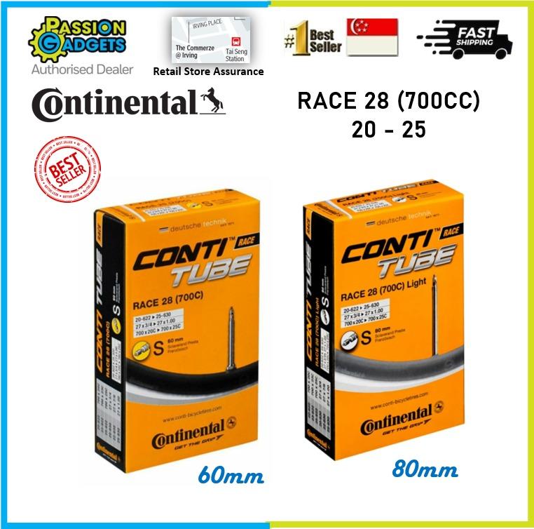 continental inner tube race 28