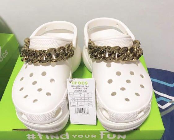 Crocs bae embellished clog original size W9, Women's Fashion, Footwear ...