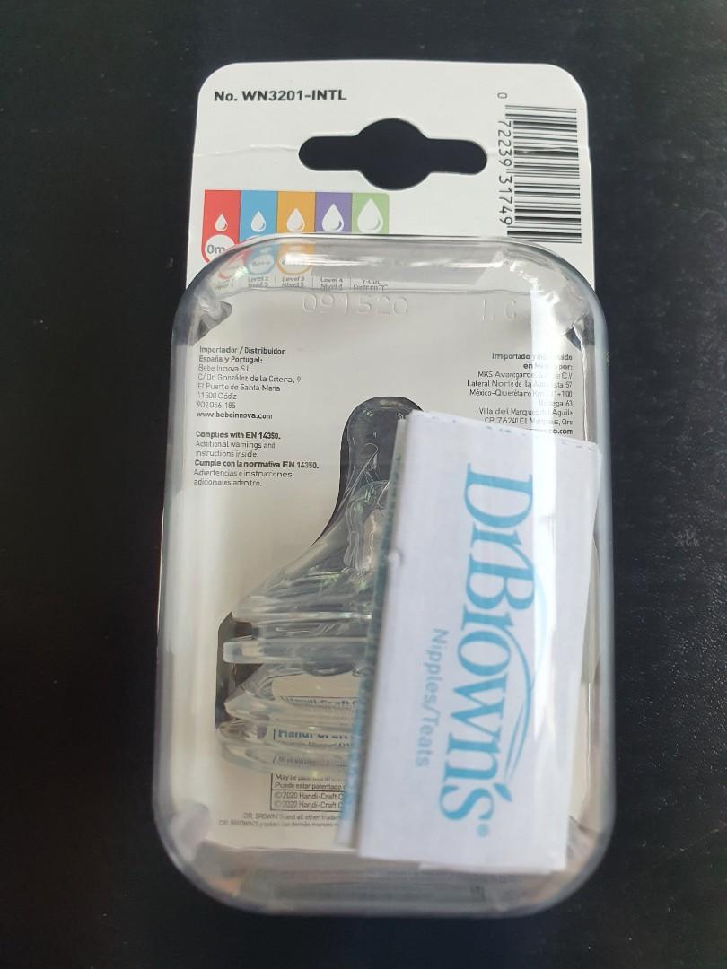 Dr Brown nipples 6m+, Babies & Kids, Nursing & Feeding, Breastfeeding