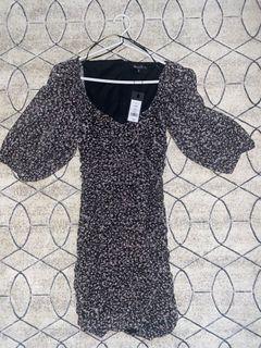 Dynamite smocked dress with rushing