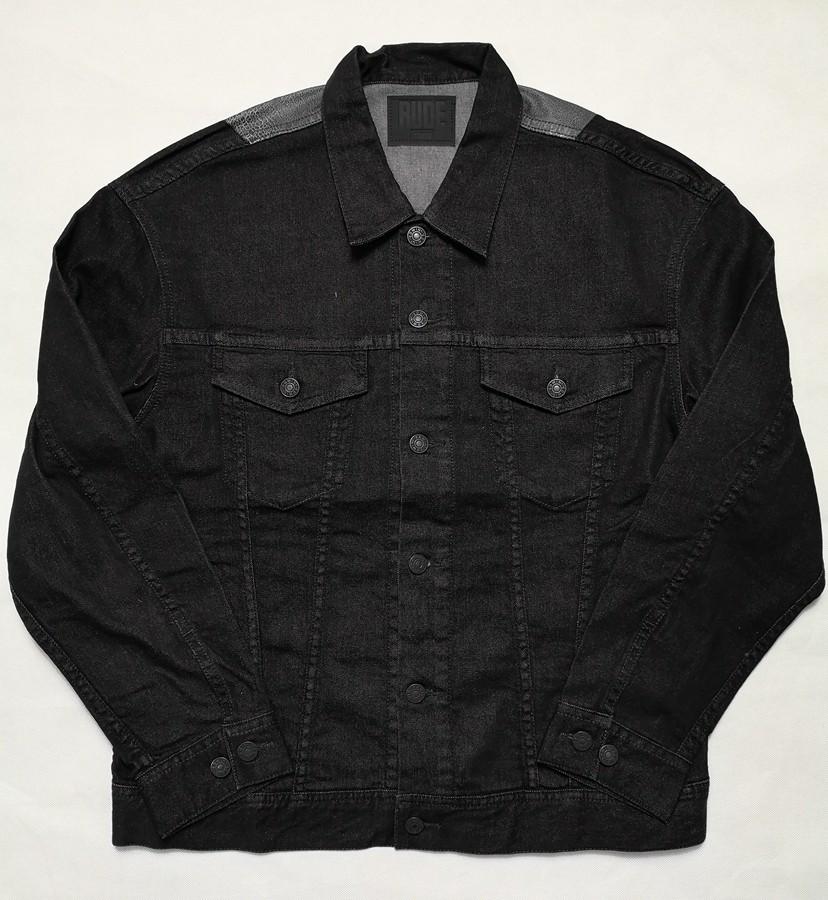 Edwin RUDE Black denim jacket men s size S loose fit Carousell