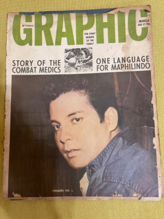 Fernando Poe Jr. (FPJ) - Graphic Magazine 1966, Hobbies & Toys, Books ...