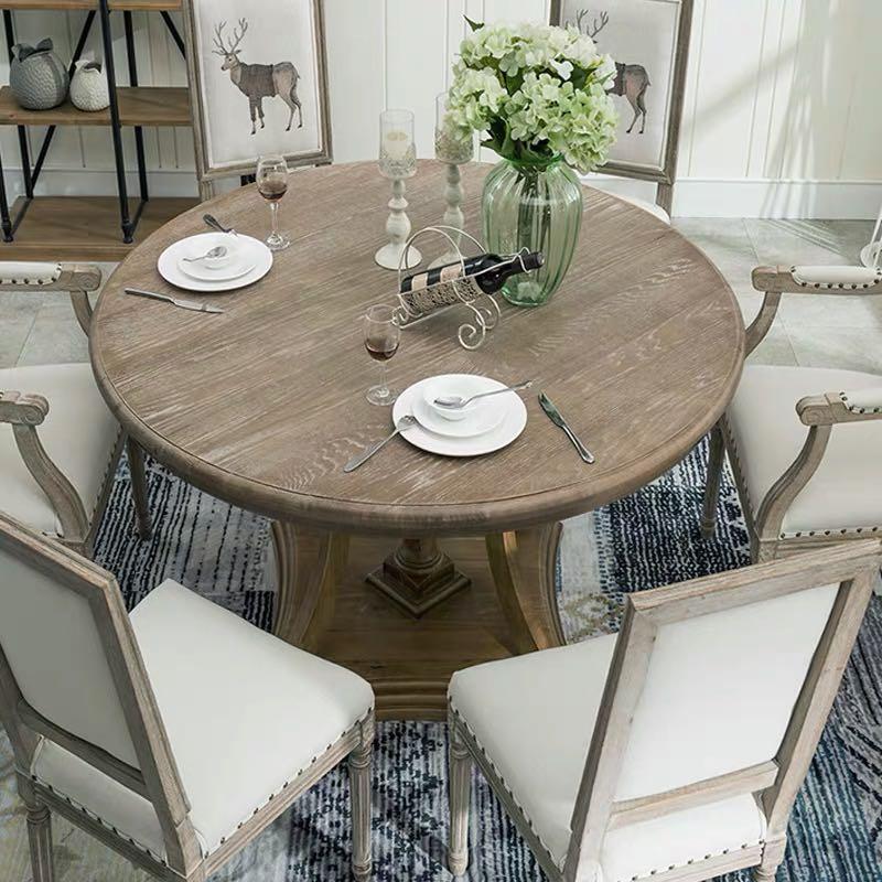 Shabby chic dining table top and chairs cheap