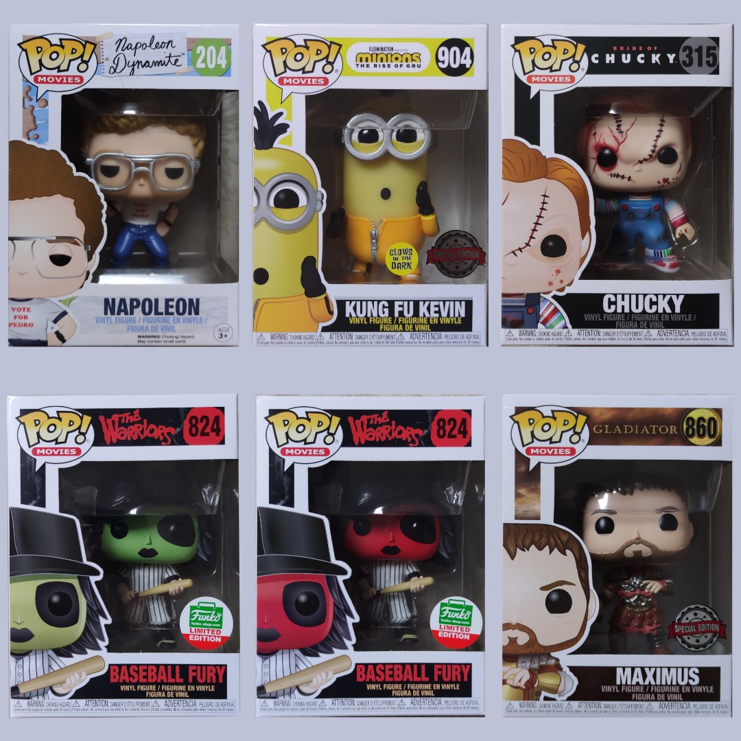 Funko POP Movies Napoleon Dynamite Minions Kung Fu Kevin
