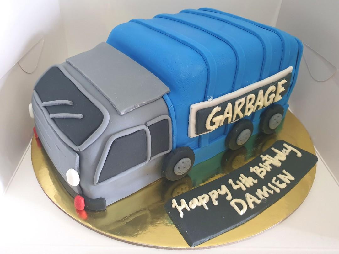 Order 9 Inch Recycling Truck Cakes for Kids | CakeDeliver
