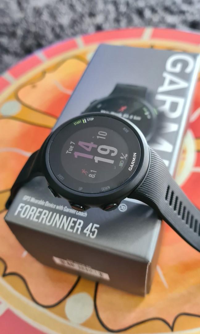 Garmin forerunner outlet 45 display