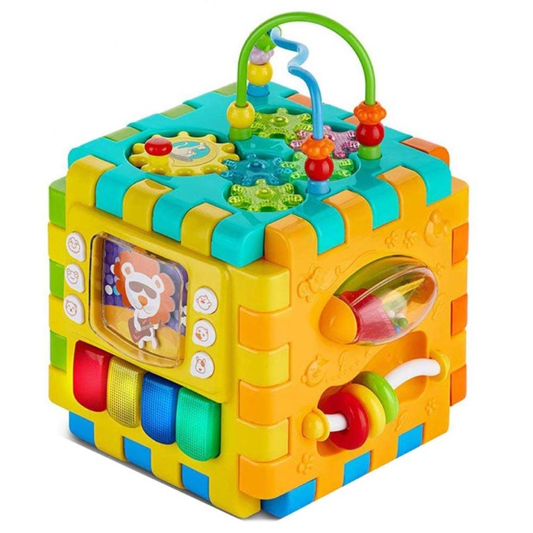 Play and learn activity cube hot sale