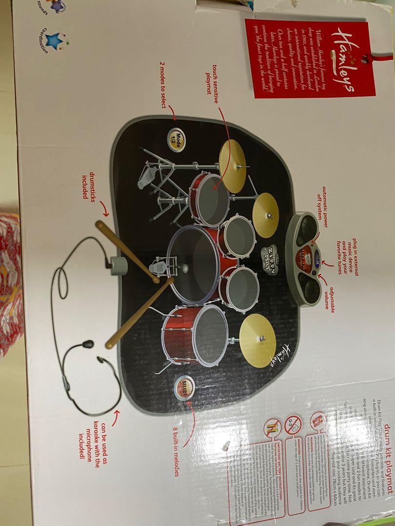 Hamleys drum kit cheap playmat
