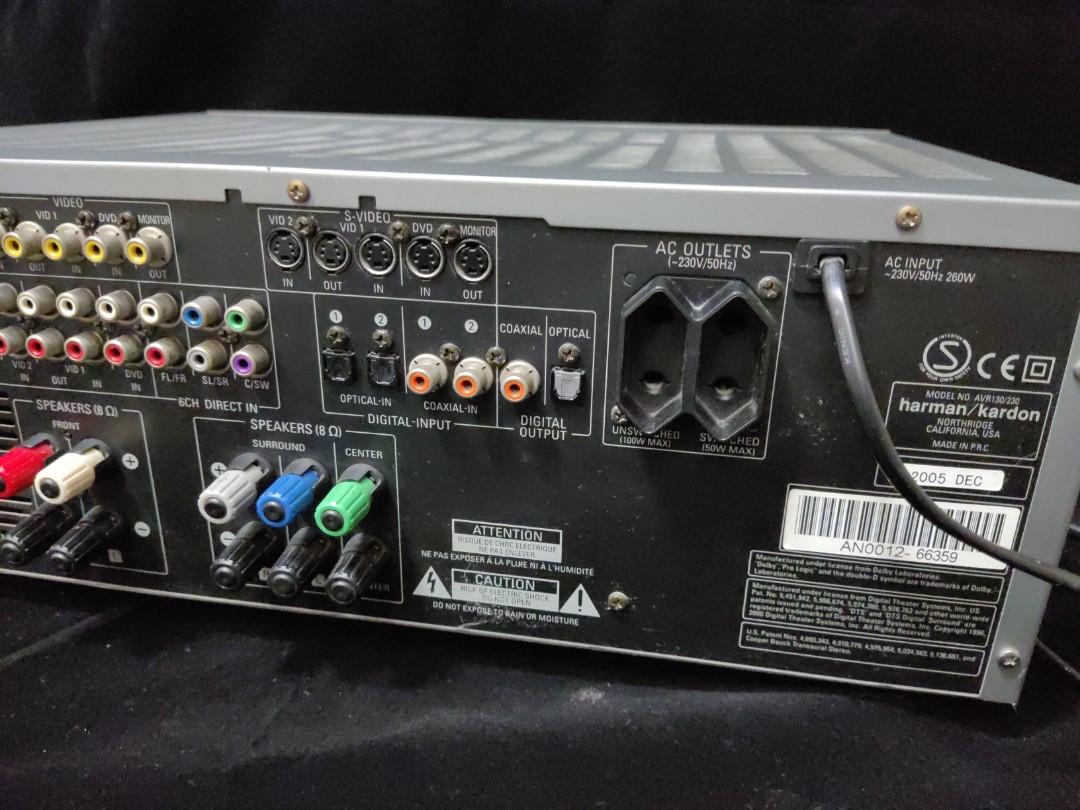 Harman Kardon AVR 130, Audio, Soundbars, Speakers & Amplifiers on Carousell