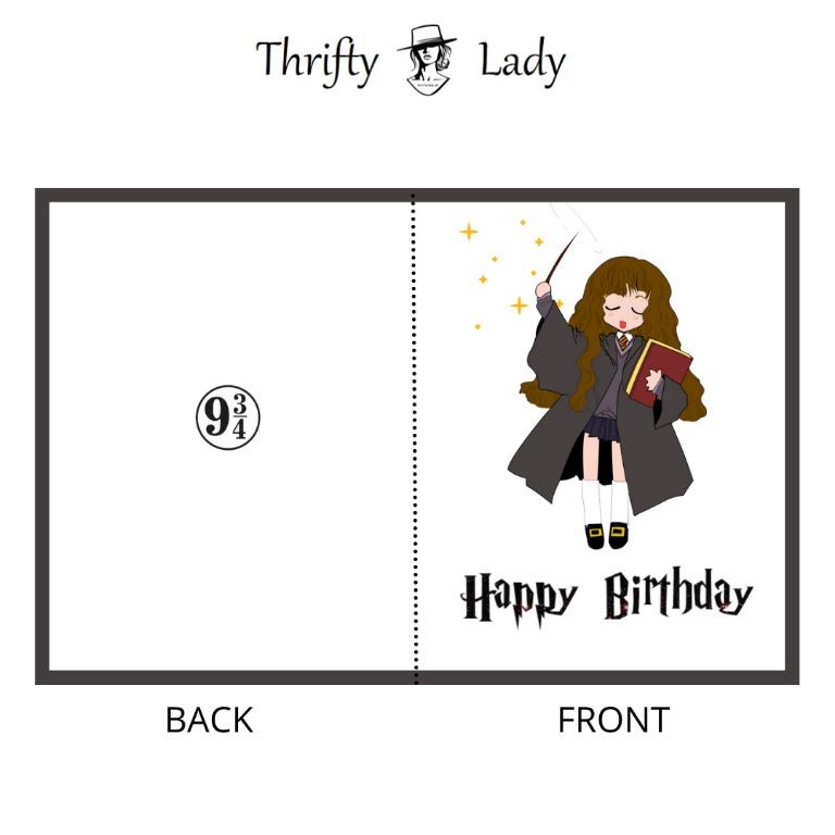 harry-potter-collection-hp-themed-birthday-card-hobbies-toys-stationary-craft-occasions-party-supplies-on-carousell