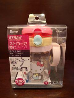 Hello Kitty Straw mug with handles (Skater Japan)