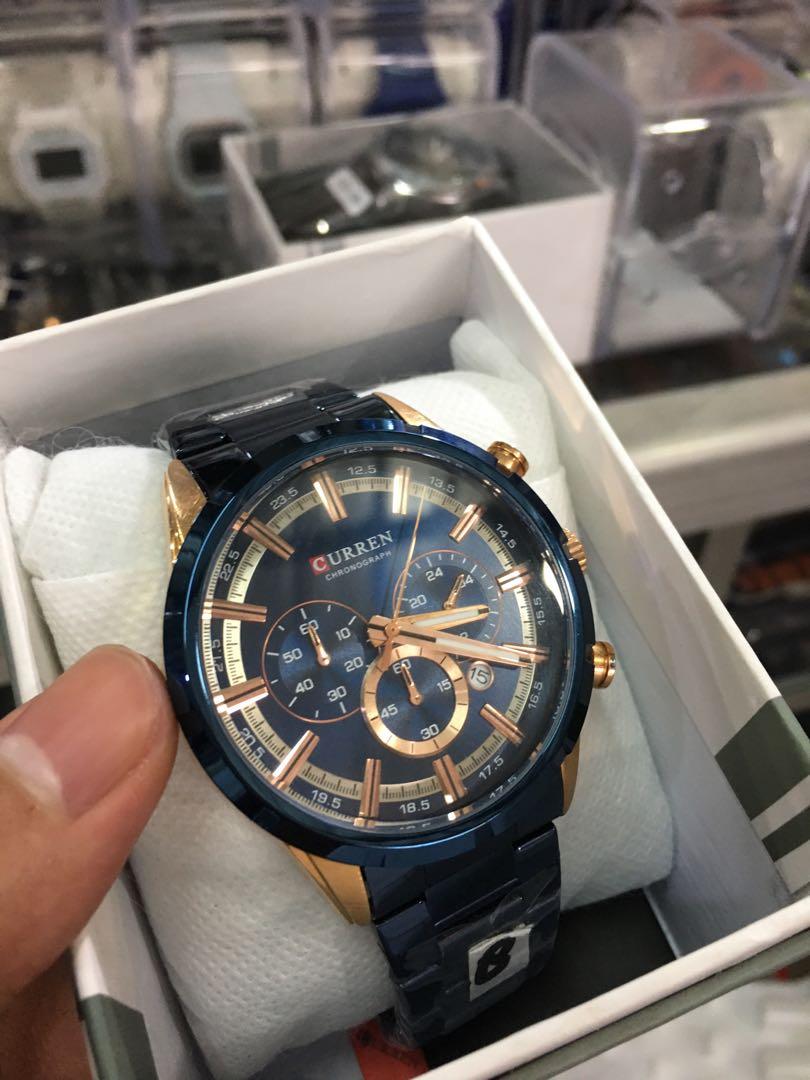 Harga jam curren hotsell chronograph