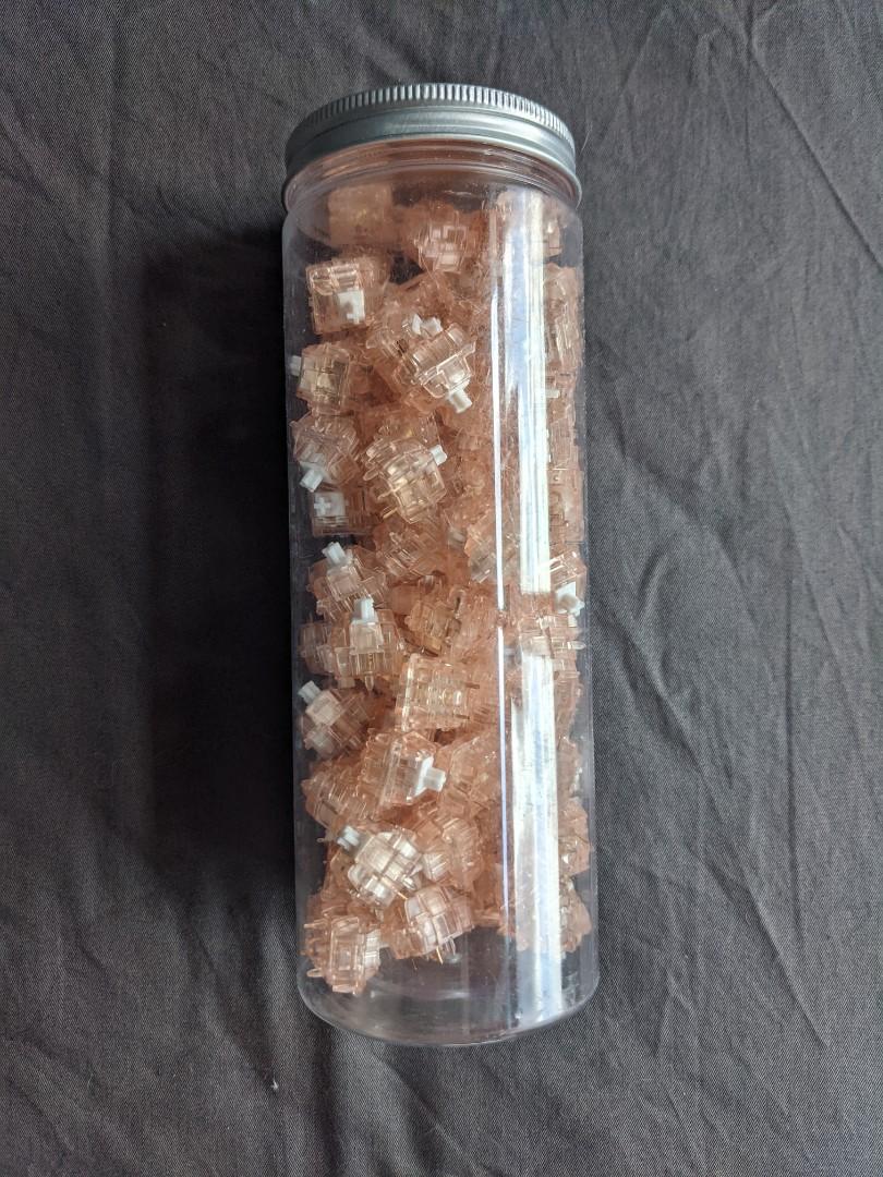 JWK Quartz Mechanical Keyboard Switches Long Pole Thocc, Computers